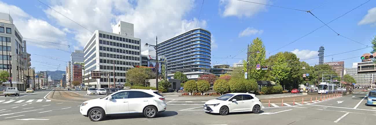 熊本のオフィス街