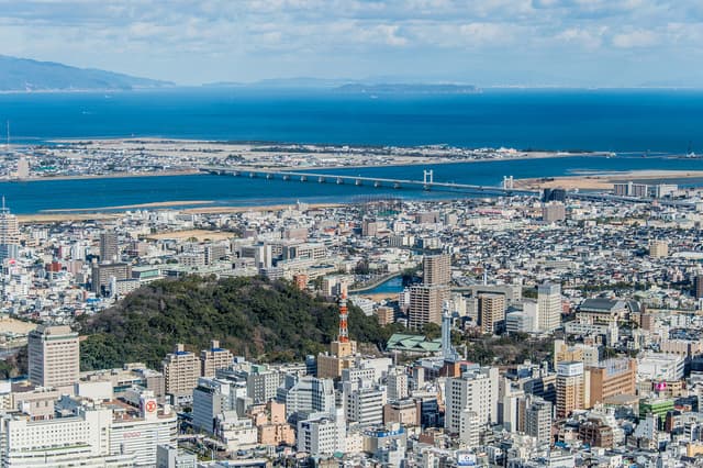 徳島のオフィス街