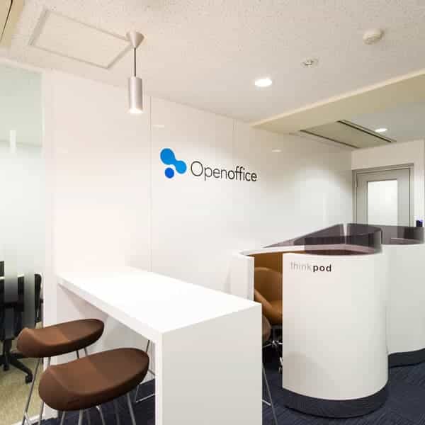 赤坂のレンタルオフィス「オープンオフィス溜池山王」のラウンジ