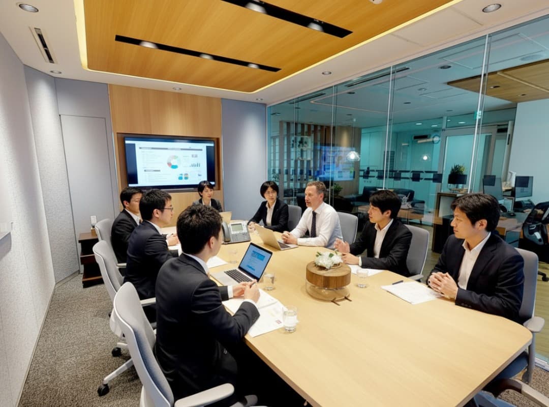 恵比寿のレンタルオフィス「コンパスオフィス いちご恵比寿グリーングラス」の会議室