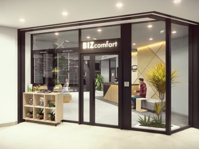 BIZcomfort錦糸町のエントランス