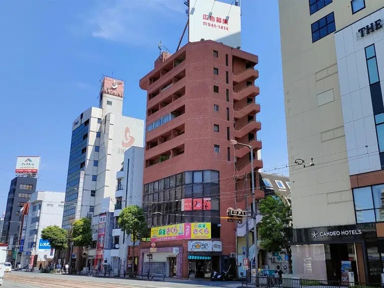 松山のレンタルオフィス「Re:ZONE 松山01」の外観