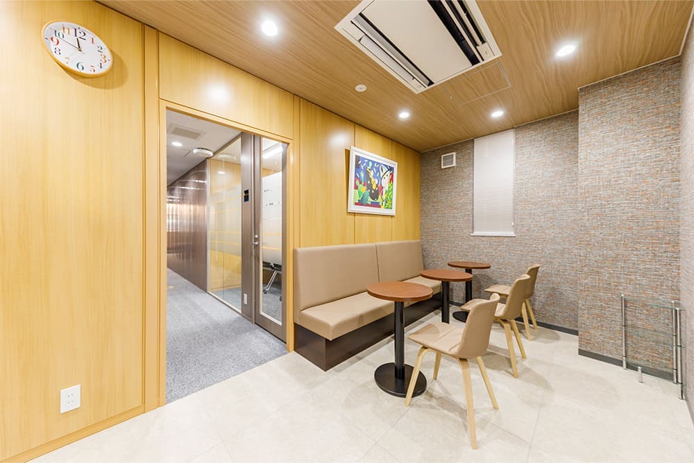 日本橋のレンタルオフィス「天翔オフィス日本橋茅場町」のフリースペース