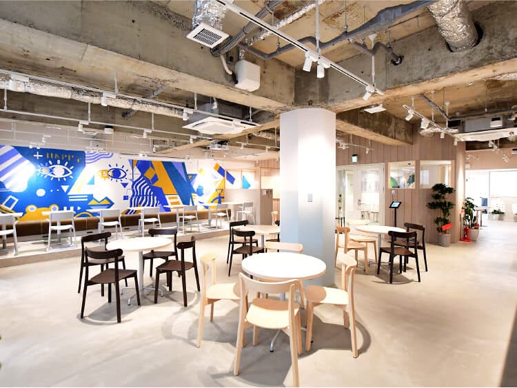 梅田のレンタルオフィス「billage OSAKA 大阪駅前第１ビル」のコワーキングスペース