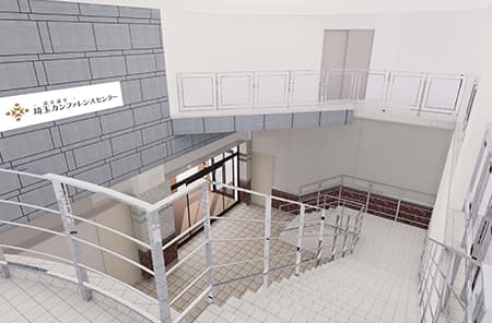 大宮のレンタルオフィス「Mio大宮西口駅前」のエントランス
