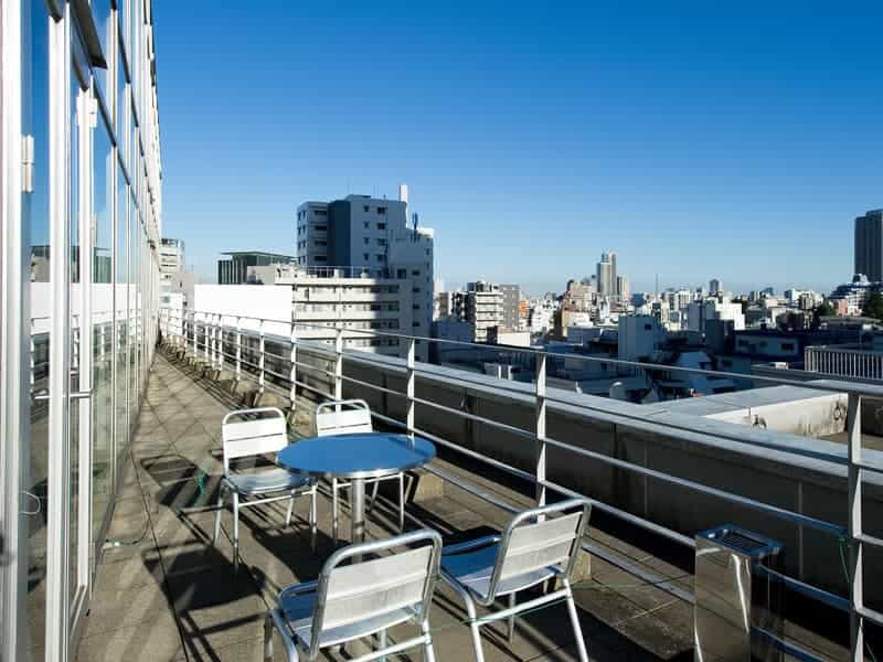 渋谷のレンタルオフィス「オープンオフィス渋谷hills」のテラス